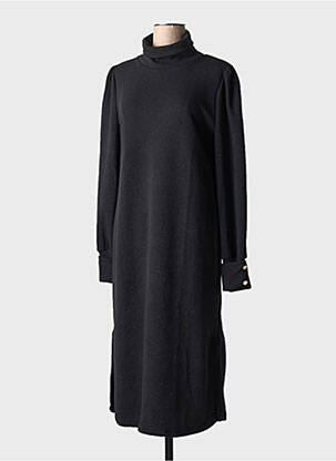 Rochie midi mâneci lungi mâneci lungi negru EGO femeie