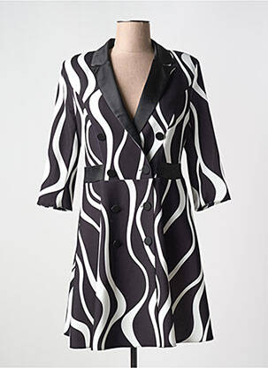 Rochie scurtă mâneci 3/4 mâneci 3/4 negru RINASCIMENTO femeie