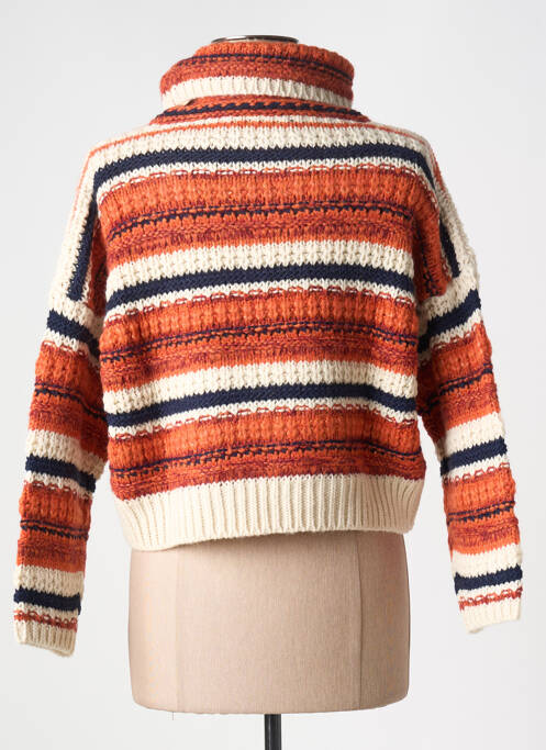 Pulover cu guler înalt portocaliu RINASCIMENTO femeie