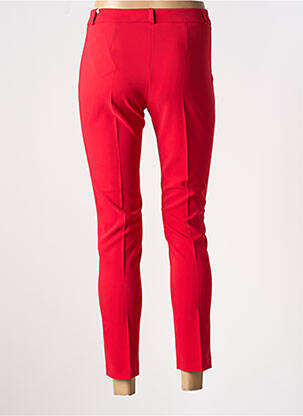 Pantalon 7/8 talie cu cleme mărime normală roșu RINASCIMENTO femeie