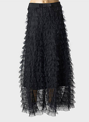 Fustă lungă negru CHOKLATE femeie