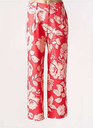 Pantalon drept roșu HALOGENE femeie