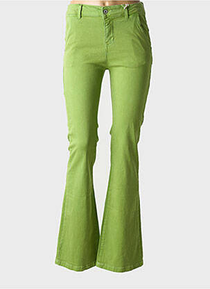 Blugi bootcut verde MELLY & CO femeie