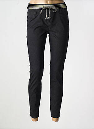 Jegging țesătură denim mărime normală negru ONADO femeie