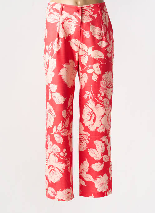 Pantalon drept roșu HALOGENE femeie