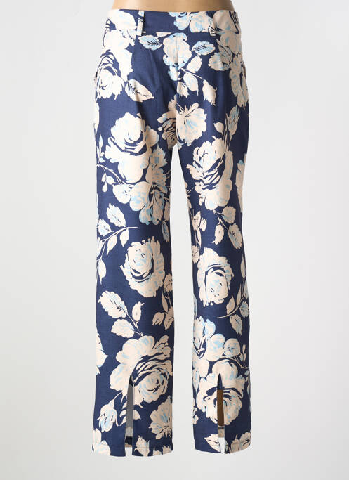 Pantalon drept albastru HALOGENE femeie