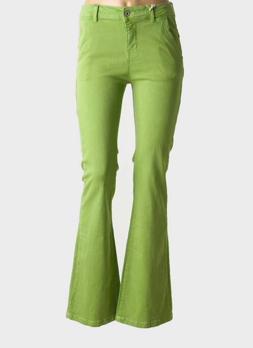 Blugi bootcut verde MELLY & CO femeie