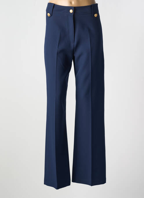 Pantalon evazat albastru CHARMING GIRL BY SILIA femeie