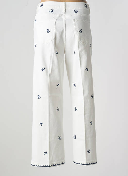 Blugi cu croială largă alb ONADO femeie