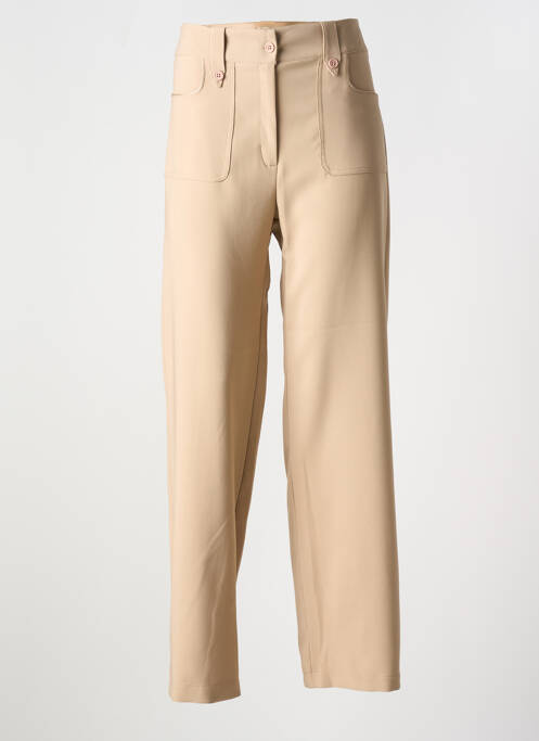 Pantalon drept bej HALOGENE femeie