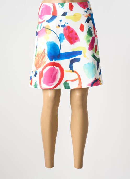 Fustă scurtă alb HIPPOCAMPE femeie