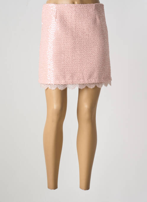 Fustă scurtă roz LM LULU femeie
