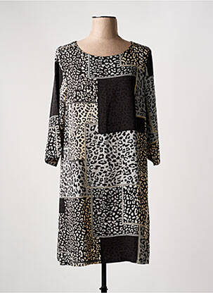 Rochie midi mâneci 3/4 mâneci 3/4 negru SWEET MISS femeie