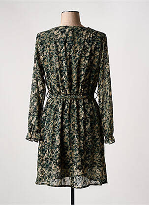 Rochie scurtă mâneci lungi mâneci lungi verde ARCHIE LOVE femeie