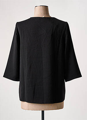 Bluză mâneci 3/4 mâneci 3/4 negru CERISE BLUE femeie