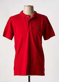 Polo elasticitate mâneci scurte roșu YACHT COLLECTION homme