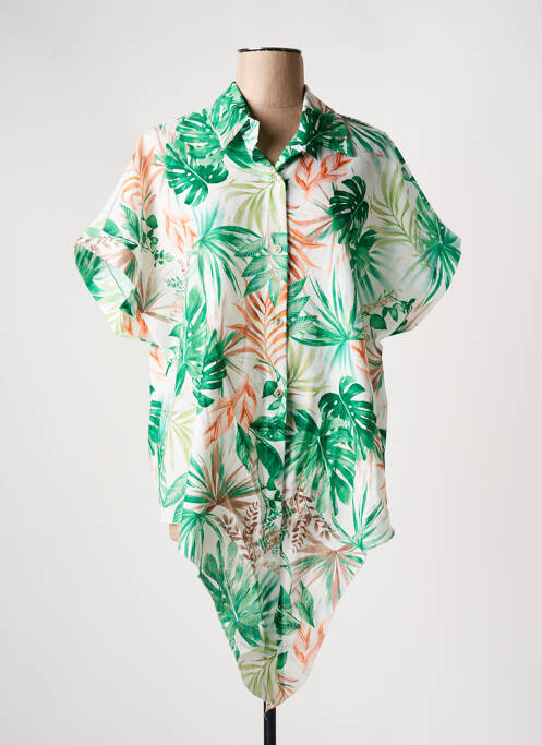 Cămașă mâneci scurte mâneci scurte verde NEW COLLECTION femme