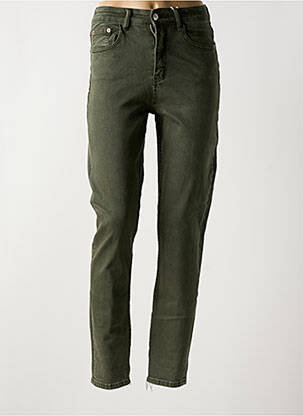 Blugi cu croială slim verde ONADO femeie