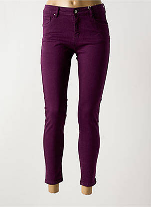 Blugi cu croială slim elasticitate mărime normală violet ONADO femeie