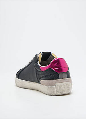 Adidași material neted toc plat până la 3 cm negru PEPE JEANS femeie