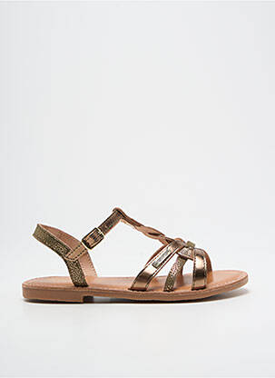 Sandale/Pantofi decupați auriu LES TROPEZIENNES PAR M.BELARBI fată