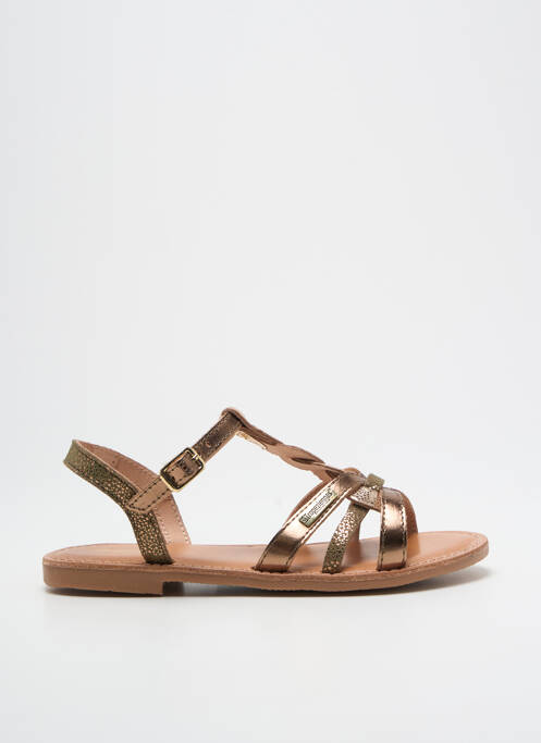 Sandale/Pantofi decupați auriu LES TROPEZIENNES PAR M.BELARBI fată