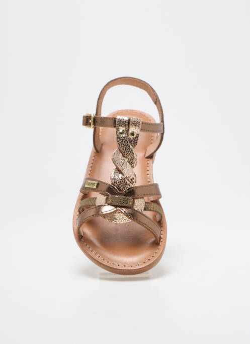 Sandale/Pantofi decupați auriu LES TROPEZIENNES PAR M.BELARBI fată