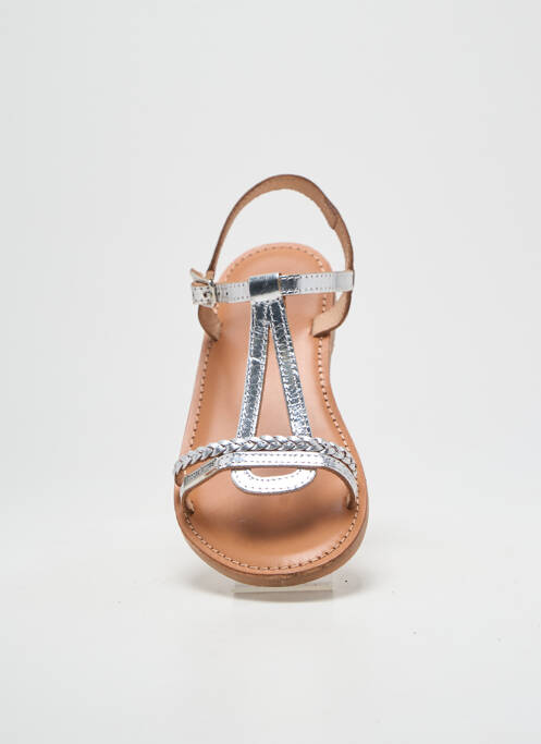 Sandale/Pantofi decupați argintiu LES TROPEZIENNES PAR M.BELARBI fată