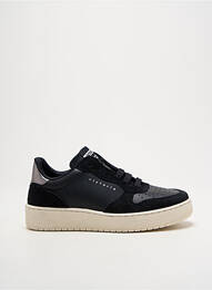 Adidași material neted toc plat până la 3 cm negru VICTORIA femeie
