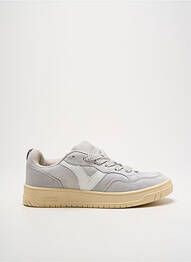 Adidași nubuc toc de 4 la 6 cm gri VICTORIA femme
