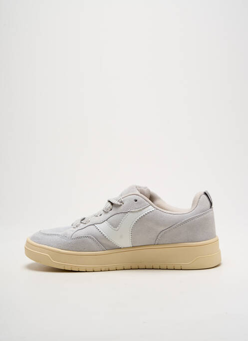 Adidași nubuc toc de 4 la 6 cm gri VICTORIA femme