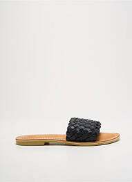Mulete/saboți tip de talpă amortizantă toc plat până la 3 cm negru BALI BALI femme