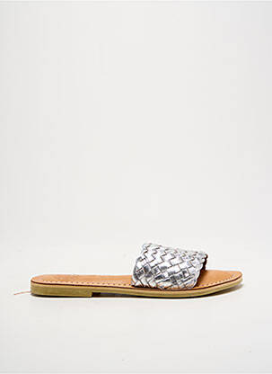 Mulete/Saboți argintiu BALI BALI femeie