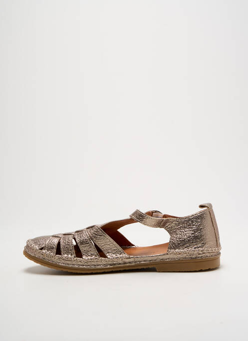 Sandale/Pantofi decupați auriu COCO ET ABRICOT femeie