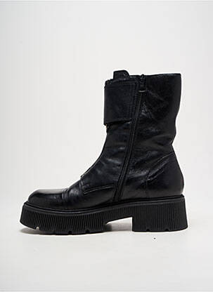 Botine/ghete material neted toc de 4 la 6 cm negru MJUS femeie