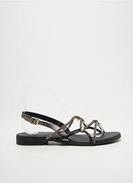 Sandale/pantofi decupați chiquet toc plat până la 3 cm auriu DICIOTTOPIU femme