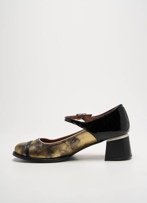 Pantofi cu toc auriu NEMONIC femeie