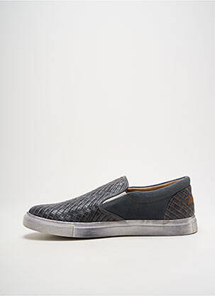 Slip-on-uri vârf rotund vârf rotund gri MCS bărbat