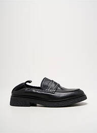 Mocasini țesătură satinată toc plat până la 3 cm negru FRU.IT femme