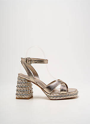 Sandale/Pantofi decupați auriu ALMA EN PENA femeie