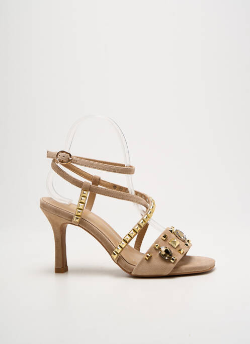 Sandale/Pantofi decupați bej ALMA EN PENA femeie