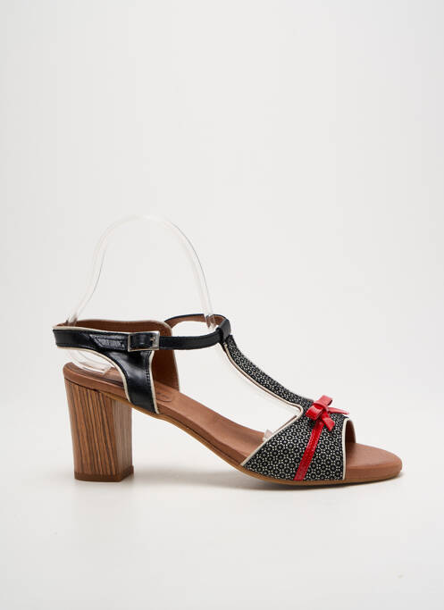 Sandale/Pantofi decupați negru NEMONIC femeie