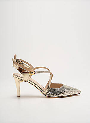 Pantofi cu toc auriu MODA DI FAUSTO femeie