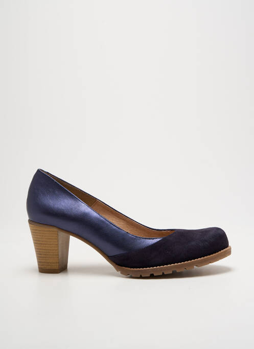Pantofi cu toc albastru MTNG femeie