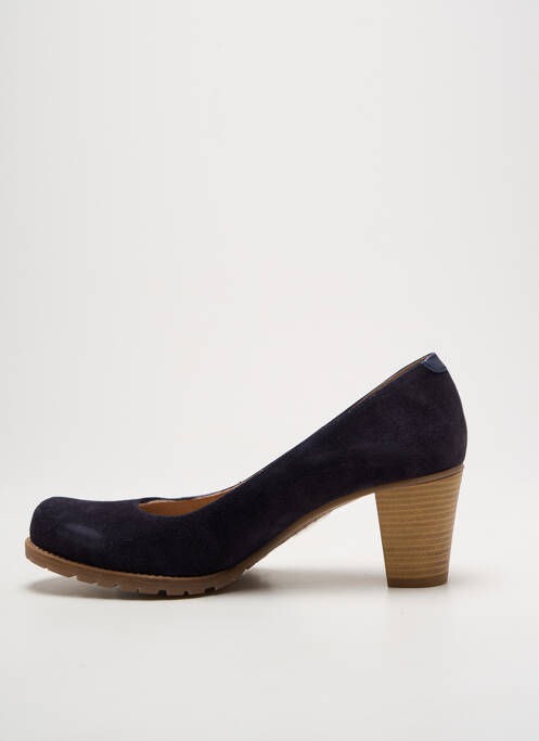 Pantofi cu toc albastru MTNG femeie