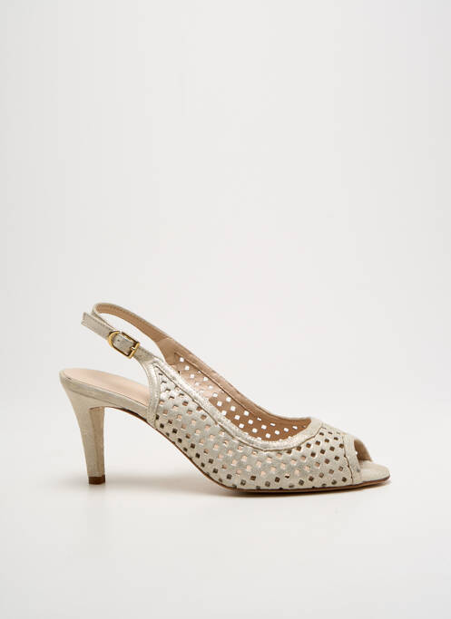 Pantofi cu toc auriu MODA DI FAUSTO femeie