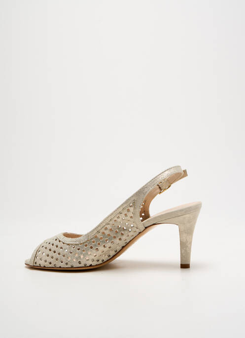 Pantofi cu toc auriu MODA DI FAUSTO femeie