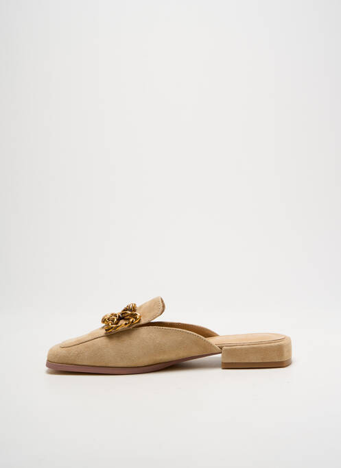 Mulete/Saboți bej ALMA EN PENA femeie