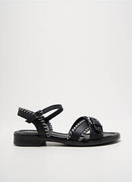 Sandale/pantofi decupați chiquet toc plat până la 3 cm negru MJUS femme