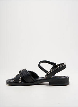 Sandale/pantofi decupați chiquet toc plat până la 3 cm negru MJUS femeie